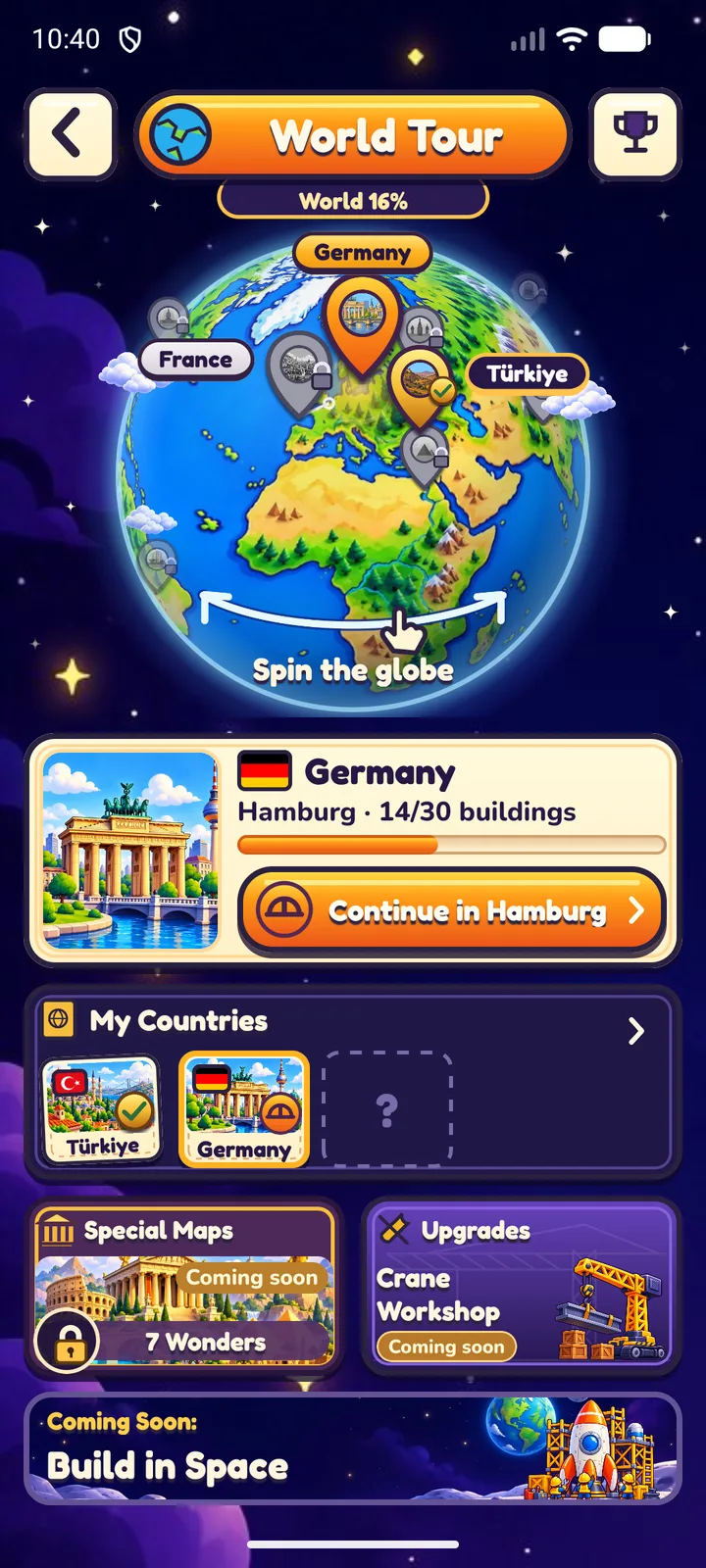Stack the World ikinci ekran